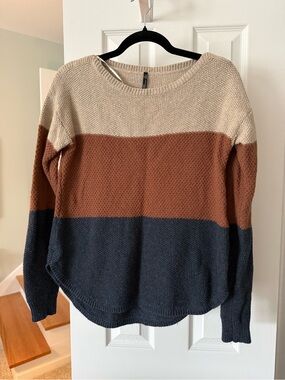 Kuhl Bella Striped Sweater in Cream, Rust, Navy
